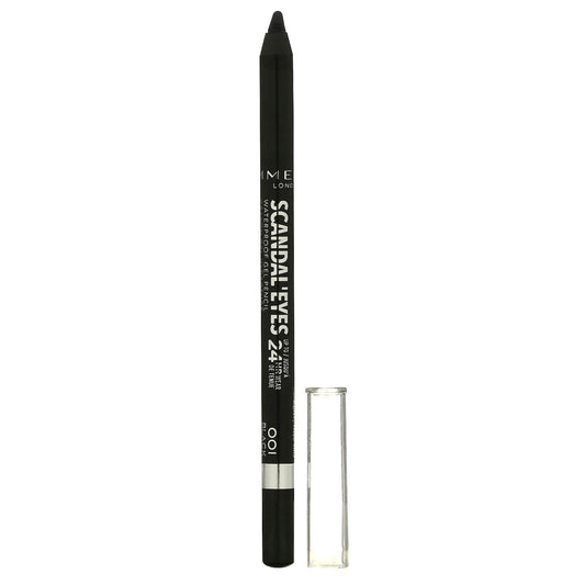 Rimmel London, Scandaleyes, Waterproof Gel Pencil, 001 Black, 0.04 oz (1.3 g)