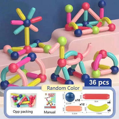 Explore Creativity and Learning with Magnetic Building Blocks