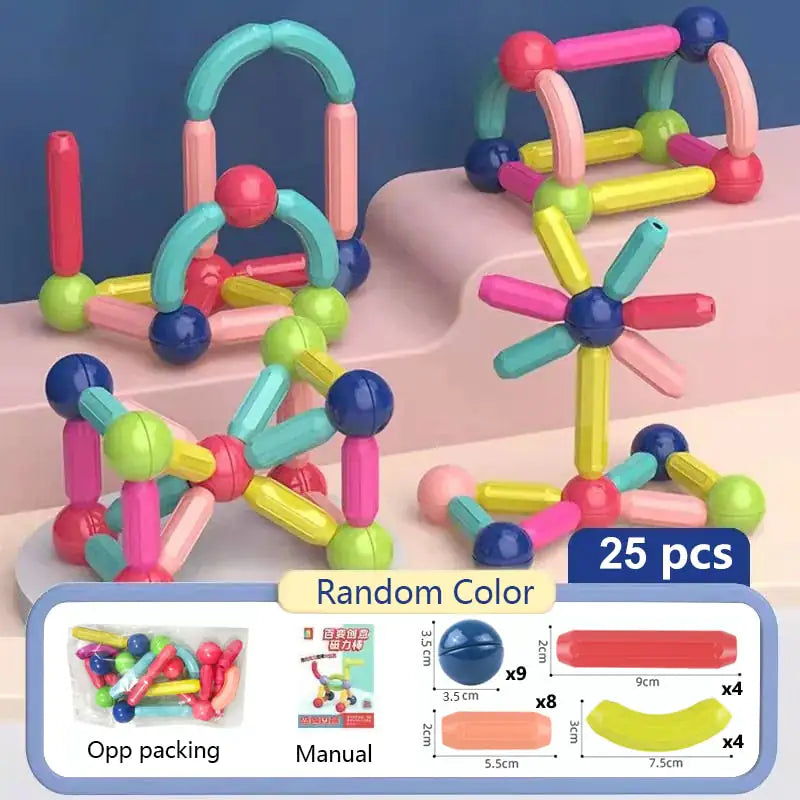 Explore Creativity and Learning with Magnetic Building Blocks