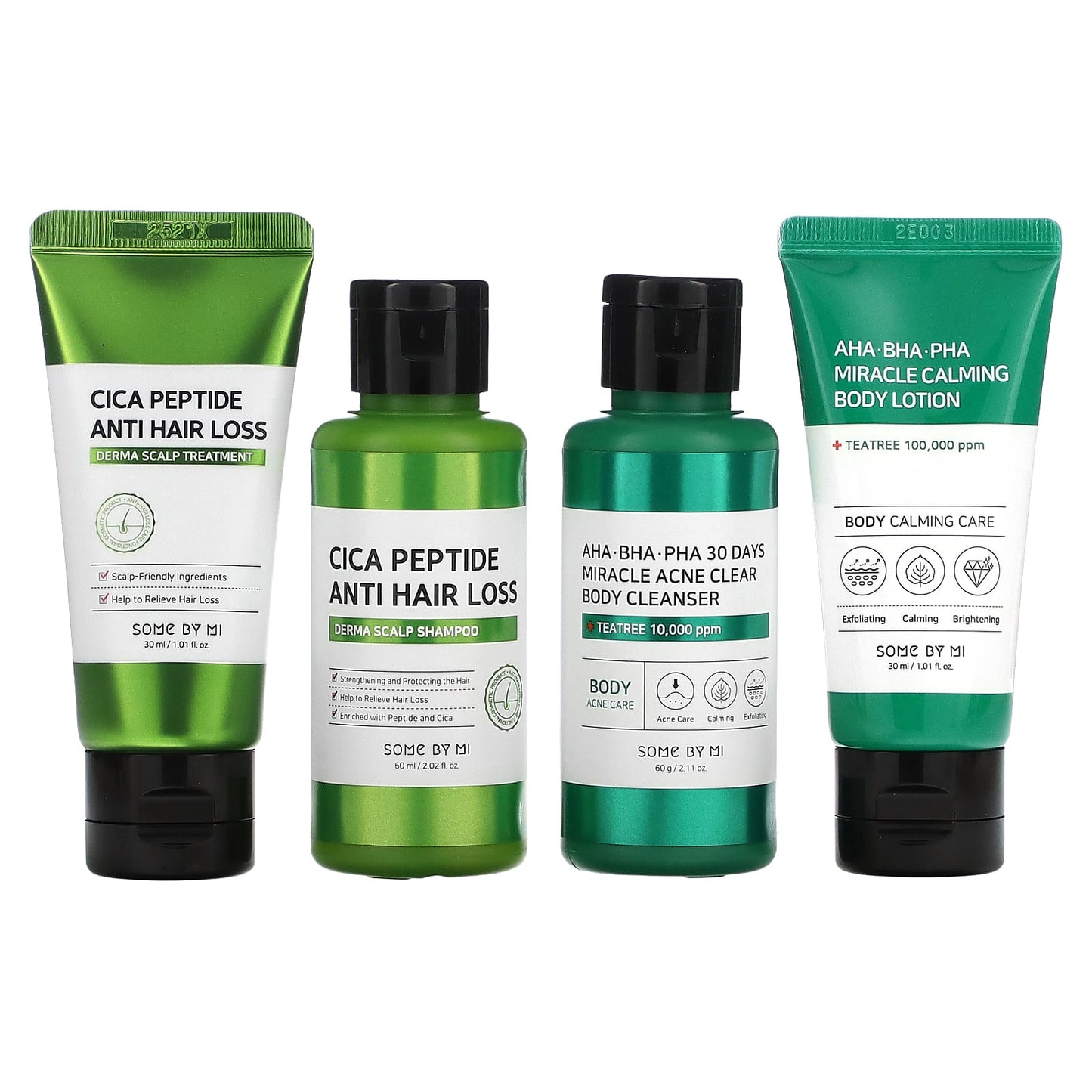 SOME BY MI, Miracle Hair & Body Starter Kit, 4 Piece Kit