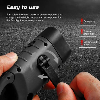 Powered Rechargeable Flashlight appears to be a versatile and reliable tool