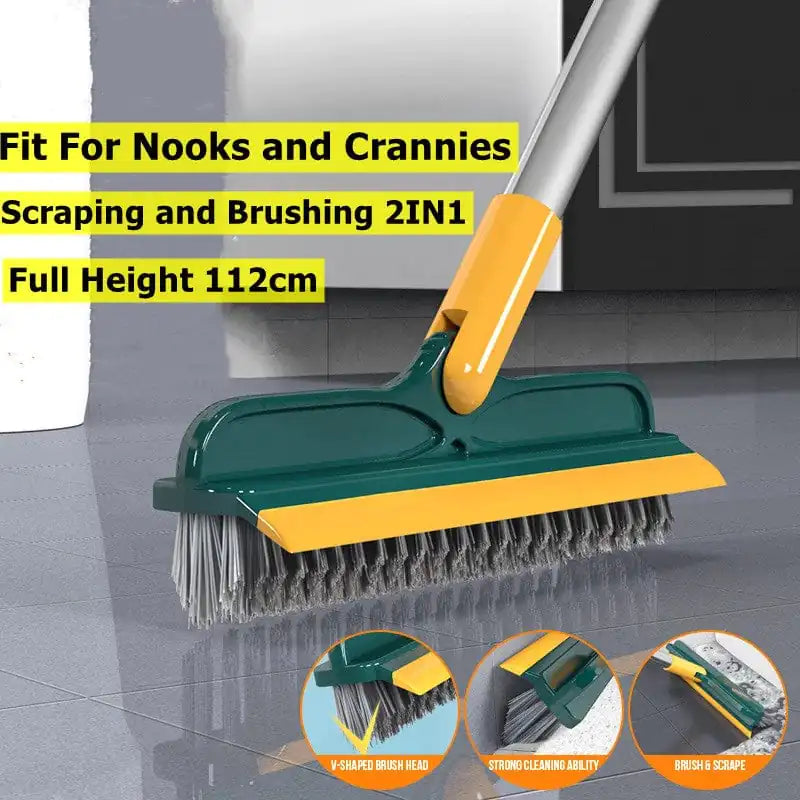 The Stiff Bristle Floor Scrub Brush sounds like a powerful and versatile cleaning tool