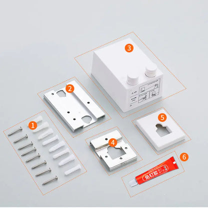 Punch-Free Retractable Clothesline