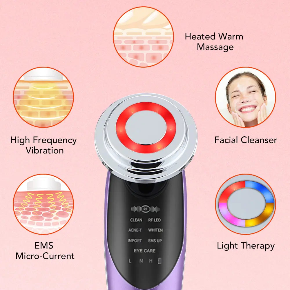 Unleash Radiant Skin with Our 7 in 1 Face Lift Device