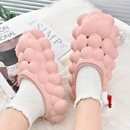 The Bubble Slides seem to offer a delightful combination of comfort, warmth, and style