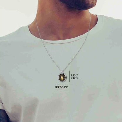 Gemini Necklaces for Lovers of the Zodiac 24k Gold Inscribed