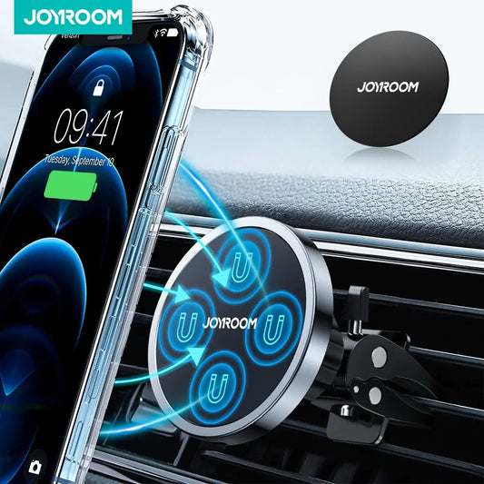 The 15W Qi Magnetic Car Phone Holder Wireless Charger appears