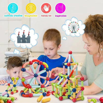 Explore Creativity and Learning with Magnetic Building Blocks